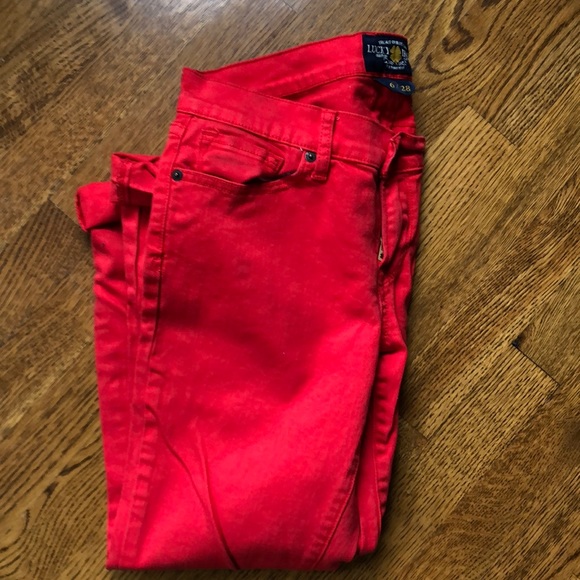 Lucky Jeans - Capri size 6 red - Picture 2 of 5